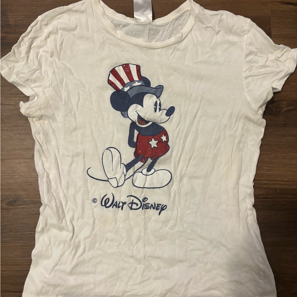 Walt Disney Mickey Mouse Patriotic Tee